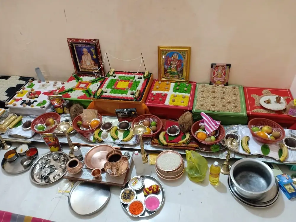 Pitru Dosh puja setup