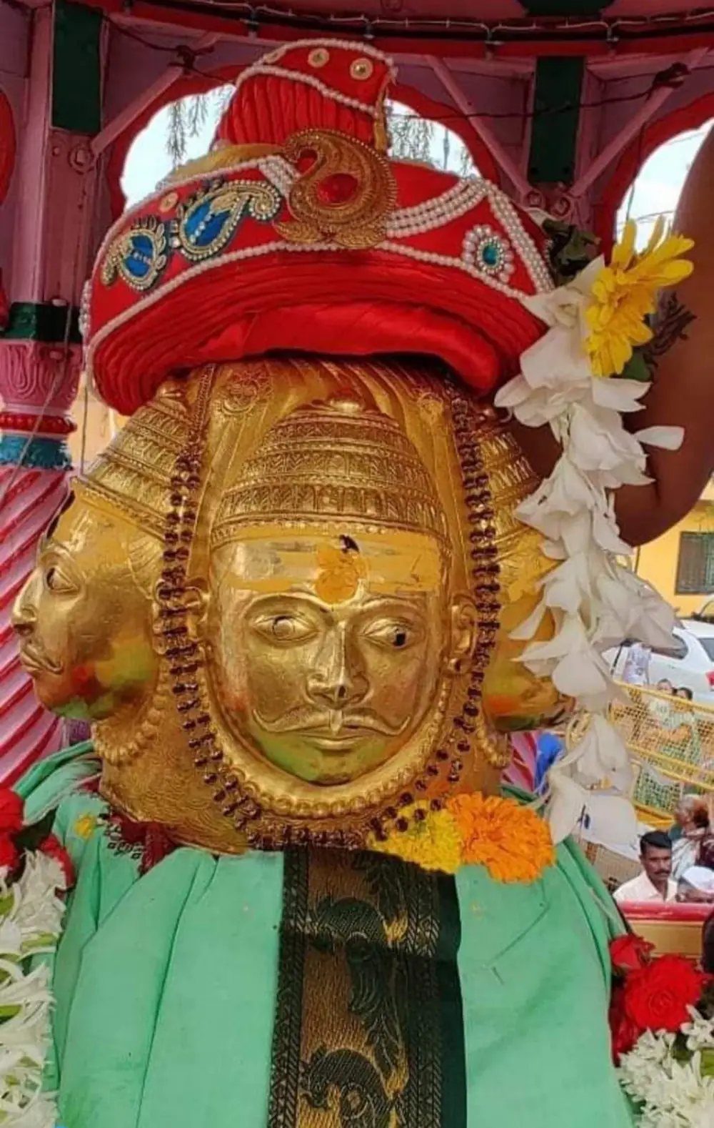 Deity idol close-up